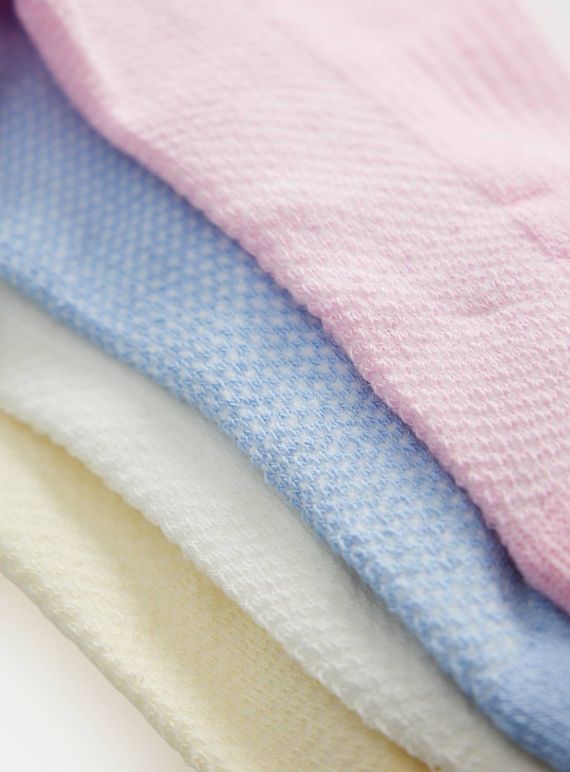 Pastel Cushion Sole Trainer Socks 4 Pack 4-8 - Image 2